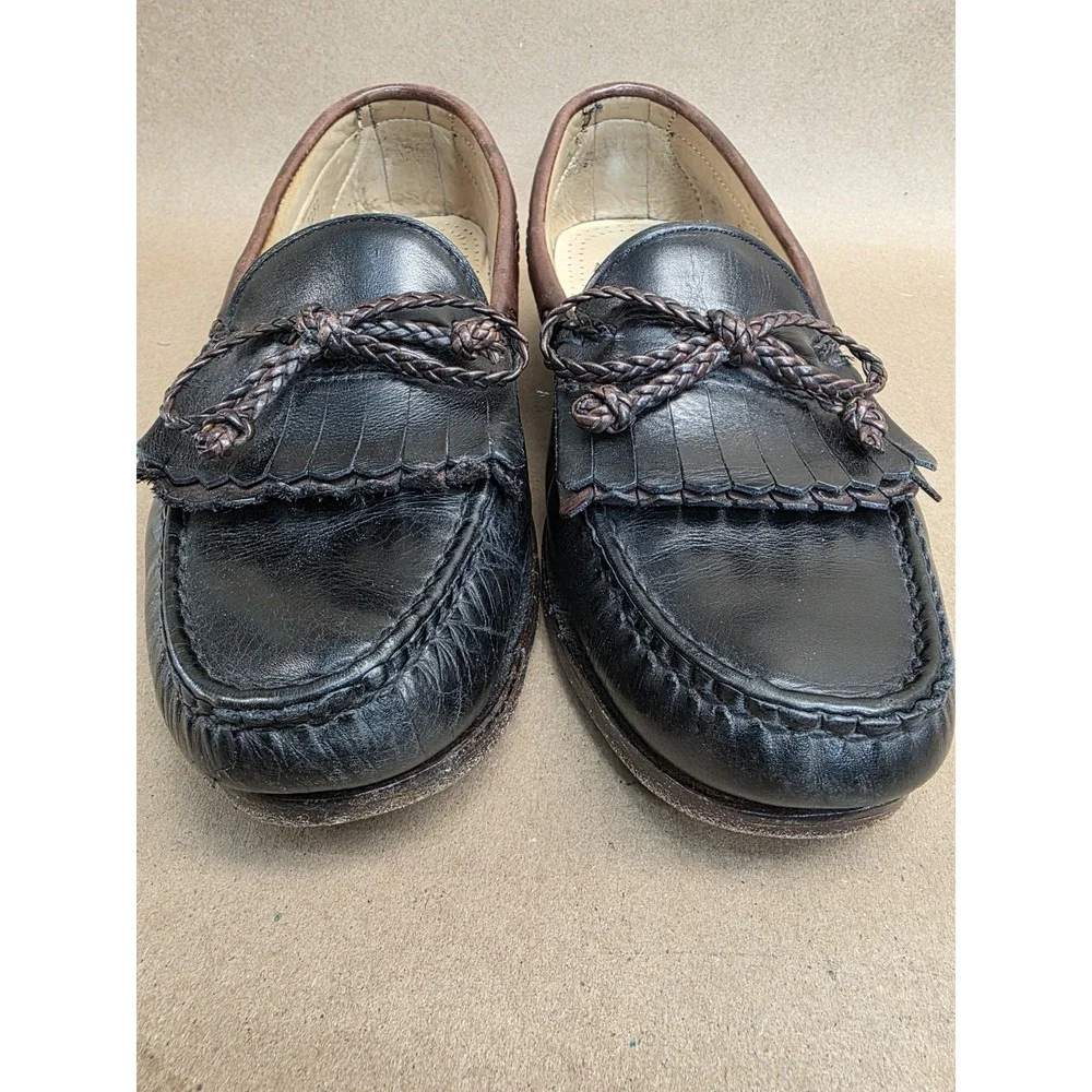Allen Edmonds Sz 8.5 D Woodstock Mens Loafers Black Brown Shoes